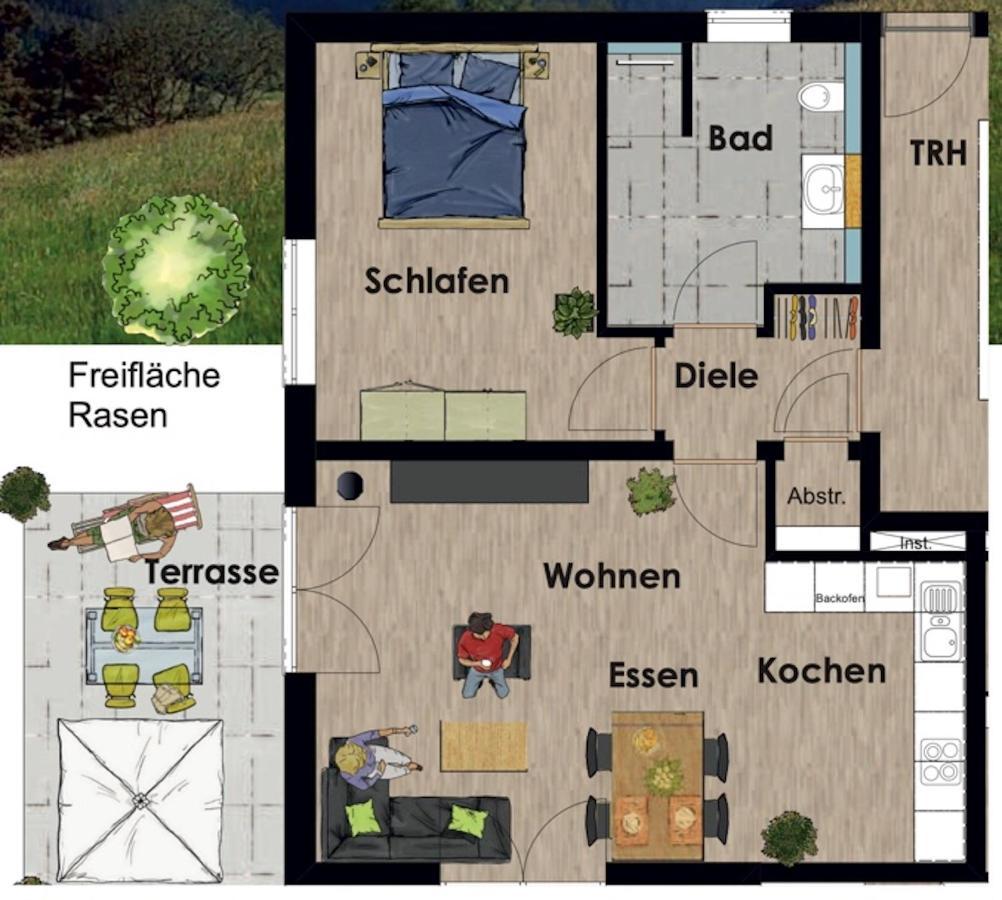 Ferienwohnung Fuchsbau Baiersbronn Exterior foto
